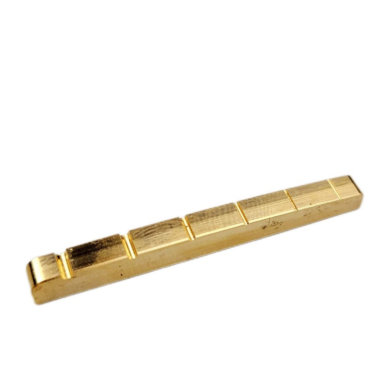 Kaynes 43mm Guitar Nut Brass Nuts Replacement for Fender Stratocaster Strat ST Telecaster Tele TL Style Electric or Acoustic Guitar (43 * 3.5MM) - Image 2